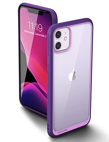 SUPCASE Capa da série Unicorn Beetle Style projetada para iPhone 11 de 6,1 polegadas (versão 2019), capa protetora transparente híbrida premium (roxa)