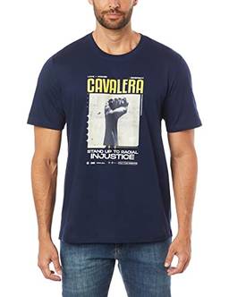 Camiseta Manga Curta Black Lives Matter, Masculino, Cavalera, Blue Night, P