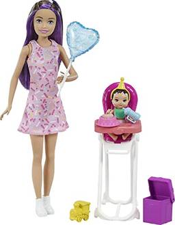 Mattel Barbie Skipper Babá Aniversário, Multi