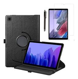 Capa Case Giratoria Compatível Com Tablet Samsung Galaxy Tab A7 Lite + Pelicula de Vidro + Caneta Touch - (C7COMPANY)