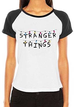 Camiseta Stranger Things Feminina Blusa Série Tumblr Seriado (G)