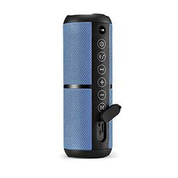 Caixa de Som Pulse Portátil Wave 2 Bluetooth com Microfone Azul - SP375