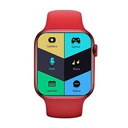 Smartwatch IWO 13 Play, 44mm, Tela 1.75 HD'', Bluetooth 4.0 - Vermelho