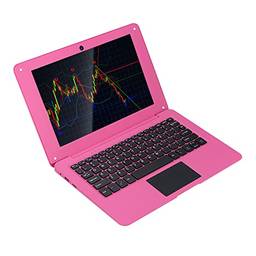 Netbook portátil de 10,1 polegadas com Windows 10 compatível com cartão TF com processador Intel Quad Core / 2 GB + 64 GB/Wi-Fi/BT/HD Pink US Plug Pink US Plug