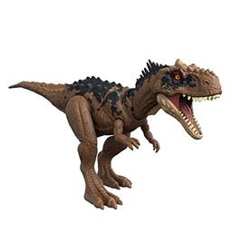 Mattel Jurassic World Rajasaurus Ruge e Ataca, Multicolorido