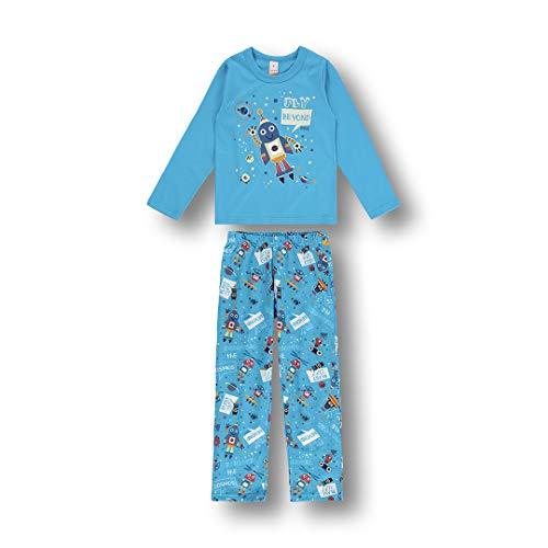 Pijama Sleepwear Marisol meninos, Azul, 8