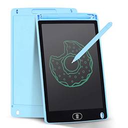 KKmoon Tablet LCD portátil de 8 polegadas Prancheta de desenho eletrônico Ultrafino Bloco de escrita à mão reutilizável com Caneta Stylus Botão Apagar Presente para Crianças Alunos Adultos em Casa Es