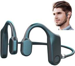 LVOD Fone de ouvido com fone de ouvido de condução óssea Touch Fone de ouvido Bluetooth Fone de ouvido sem fio TWS Sport Fone de ouvido à prova d'água