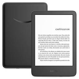 Novo Kindle 11ª Geração (lançamento 2022) – Mais leve, com resolução de 300 ppi e o dobro de armazenamento - Cor Preta