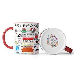 Caneca Friends Icons Moments B-red