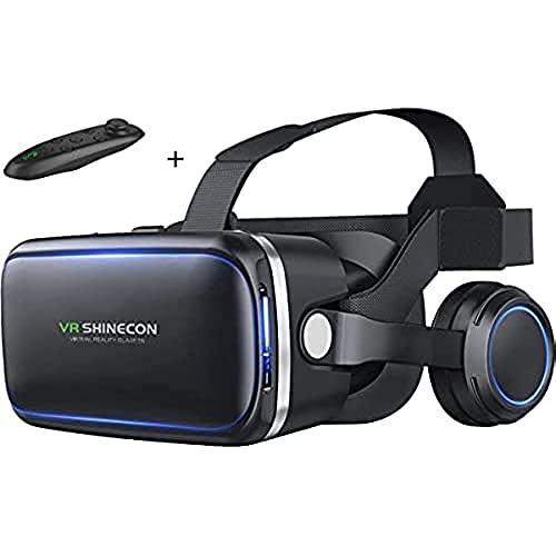 NUTOT Headset VR, Óculos 3D VR Óculos de Realidade Virtual, Anti-azul luz de luz Protected Realidade Virtual Headset