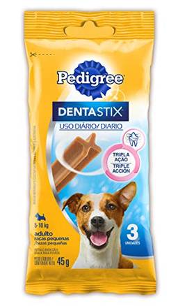 Petisco Pedigree Dentastix Cuidado Oral Para Cães Adultos Raças Pequenas 3 Unidades