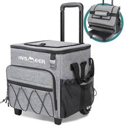 INSMEER Coolers e Bolsas Térmicas com Rodas de 40 litros para Acampamento