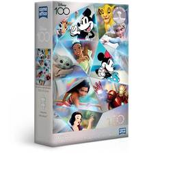 Disney 100 Anos: Clássicos - Quebra-cabeça - 500 peças nano - Toyster Brinquedos