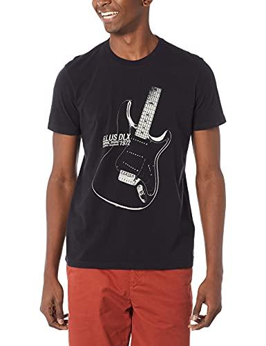 Camiseta Guitar, Ellus, Masculino, Preto, GG