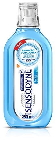 Sensodyne Enxaguatório Bucal para Dentes Sensíveis, Proteção Duradoura, Sabor Cool Mint, 250ml