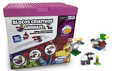 Blocos Criativos Animais - 350 Peças