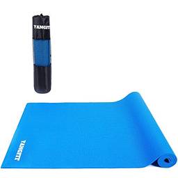 Tapete Yoga Mat Pilates Exercícios PVC 6mm Com Bolsa Yangfit
