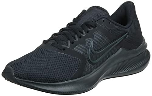 Nike Men's Stroke Running Shoe, Black White Dk Smoke Grey, 7.5