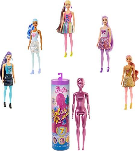 Barbie Fashionista Color Reveal Glitter