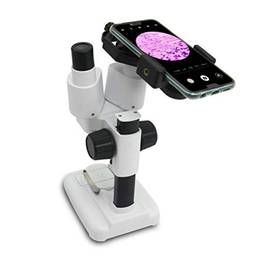 Adaptador universal para celular ibasenice, suporte para microscópio, clipe para telescópio, fixador de telescópio para smartphone para casa e ao ar livre