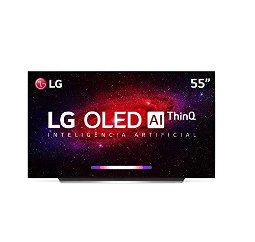 Smart TV LG 55" 4K OLED WiFi Bluetooth HDR Inteligência Artificial ThinQAI Smart Magic Google Assistente Alexa