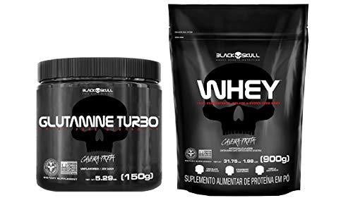 Whey Protein Refil 900g + Glutamina turbo 150g (baunilha)