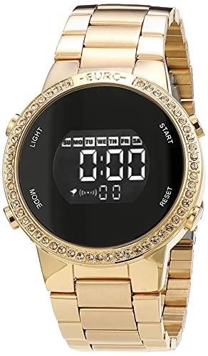Relógio, Digital, Euro, EUBJ3279AG/4D, feminino, Dourado