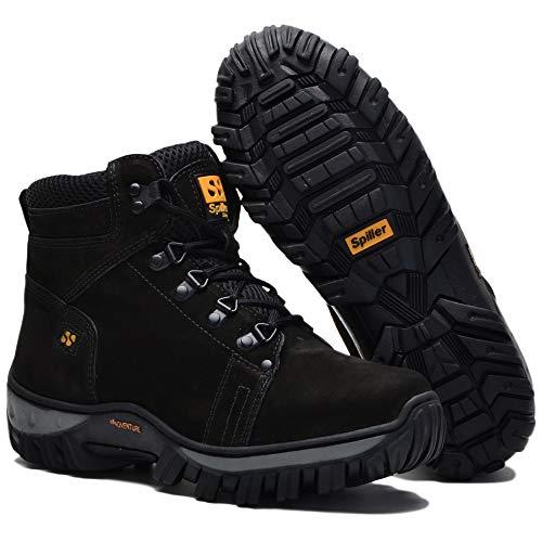 Bota Adventure Coturno Masculino Trail Spiller Shoes - Preto Cor:Preto;Tamanho:38