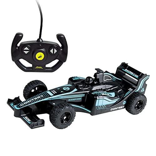 Carrinho com Controle Remoto sem Fio Racing Recarregável 4 Funções, DM Toys