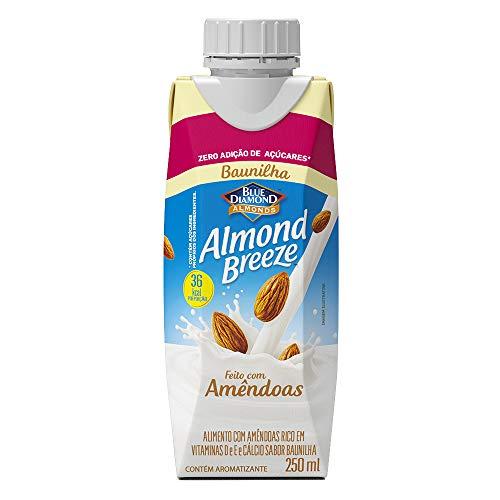 Alimento com Amêndoas Sabor Baunilha Zero Açúcar Almond Breeze 250ml