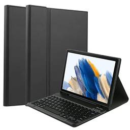 Henniu Capa protetora removível para tablet com slot para caneta teclado BT compatível com A8 10,5 polegadas SM-X200/SM-X205/SM-X207