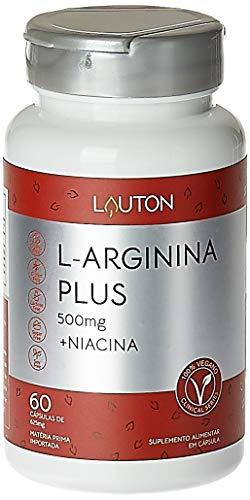 Arginina Plus 500mg Vegano 60 Capsulas Lauton Nutrition