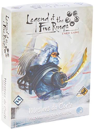 Legend of the Five Rings Mestres da Corte Pacote de Clã Garça Jogo de Cartas Galapagos L5R018