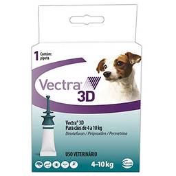 Antipulgas e Carrapatos Ceva Vectra 3D Para Cães de 4kg a 10kg