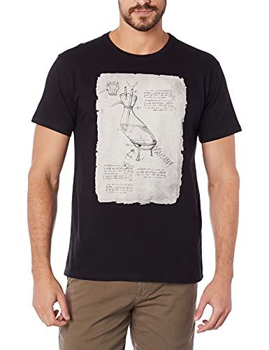 Camiseta Estampada Pica Pau Lavoisier, Reserva, Masculino, Preto, GG