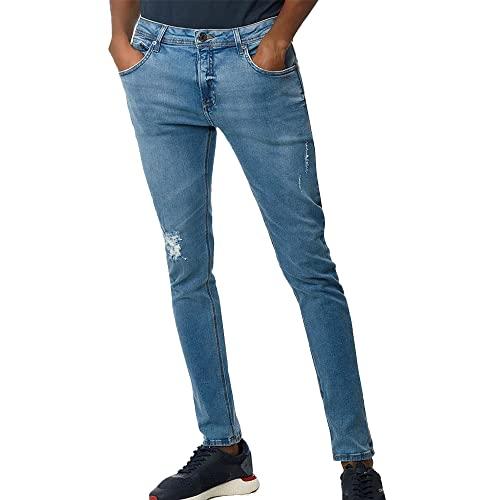 Jeans Super Skinny, Calvin Klein, Masculino, Azul médio, 36