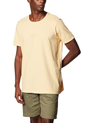 T-Shirt Silk Laser, Guess, Masculino, Amarelo, P