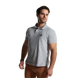 Camisa Polo Basic Mescla - Polo Match (Cinza, P)