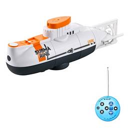 Tomshin Mini RC submarino com controle remoto para barco de mergulho à prova d'água presente para crianças, meninos e meninas,
