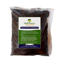 30Litros=3kg Casca de Arroz Carbonizada Substrato Cultivo Adubo para Cacto e Suculentas - Helliantus