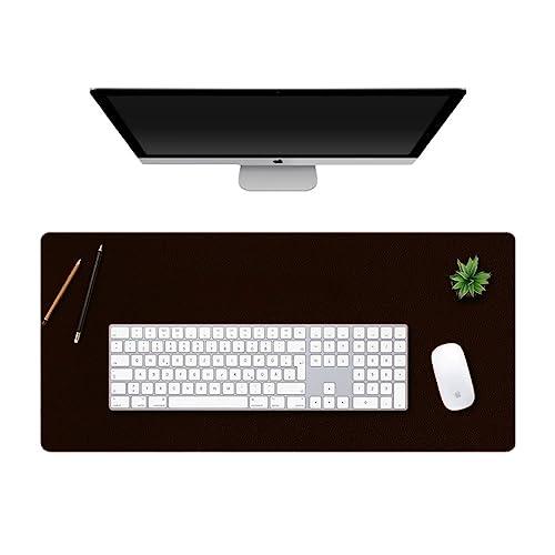 Mouse Pad Grande 100x48cm Desk Pad Gamer Tapete De Mesa Para Notebook Computador Escritório Office Design Slim Antiderrapante Fácil Deslize (CAFÉ)