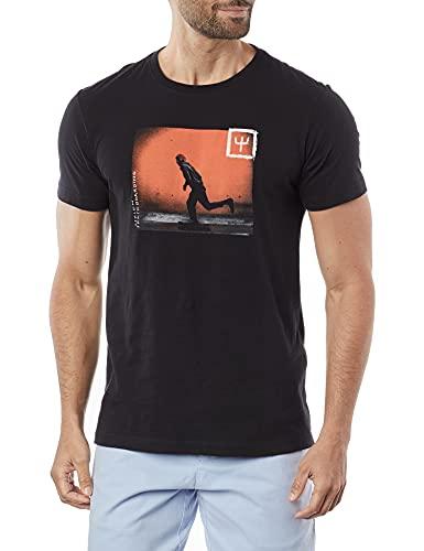 Camiseta,Vintage Orange Wall,Osklen,masculino,Preto,GG