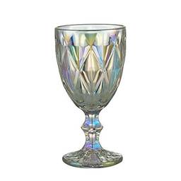 Lyor Diamond Conjunto 6 Taças para Água de Vidro, Transparente (Rainbow), 325 ml
