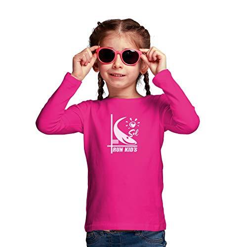 Camisa Infantil Fem M. Longa Proteção Solar UV50+ Fish - Rosa - 2 anos