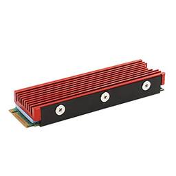 Homyl Dissipador De Calor De Alumínio Para SSD PCIe NVMe M.2, 10 ° C - 25 ° C Cooling Effect - Red