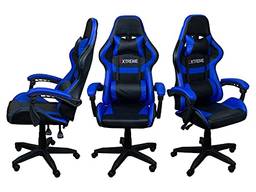 Cadeira Gamer Extreme Youtuber Premium - Azul