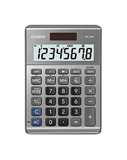 Casio Calculadora de mesa de 8 dígitos MS-80B, prata