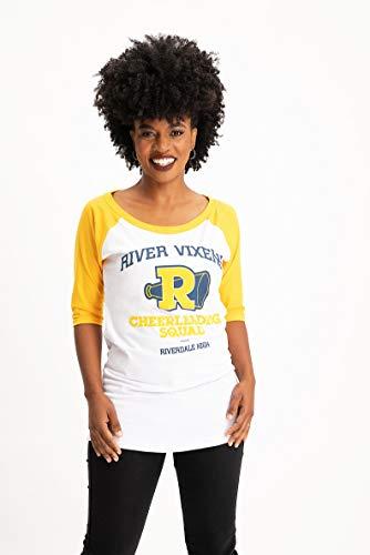 Camiseta Riverdale Vixens, Piticas, feminino, Branco, BLGG
