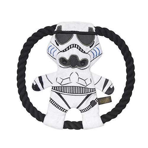 STAR WARS Para animais de estimação de pelúcia Storm Trooper Corda Frisbee Dog Toy | Brinquedos para cães
